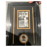 Bill Mazeroski Signed JD McCarthy Postcard Frame