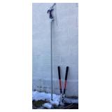 Garden Tools Lot with Tree Pruner and Accessories