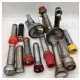 Vintage Battery-Powered Flashlights