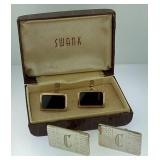 Swank 12K GF & Kreisler Silver Tone Cuff Links