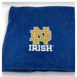 Notre Dame Fleece Throw by Logo Inc