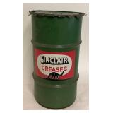 Sinclair Greases Metal Drum, 26.5 Inches