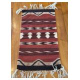 Southwestern Style Handwoven Flat Weave Rug 39 ins