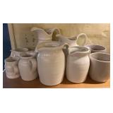 Martha Stewart Pitcher Set & Planters