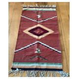 Southwestern Flat-Woven Textile Runner Rug 66 x 31
