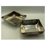 Mid-Century Modern Silver-Plated Bowls by Pottery
