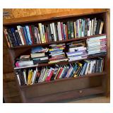 100+ Vol. Professional Library & 4-Tier Wood Bookc