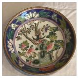 Decorative Hand-Painted Porcelain Plate, 7-1/2 ins