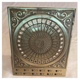 Early 20th Century Brass Perpetual Calendar