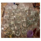 Clear & Colored Glass Vases