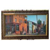 William Pfahl Plein Air Painting Polish Hill Cafe