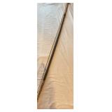 Polynesian-Style Wooden Walking Stick with Reed De