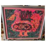 Lori Hornell Folk Art Black Light Painting