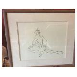 Lee Bong Il 1993 Pencil Drawing titled Nude
