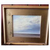 Rita Haldeman Morning Glow Framed Seascape