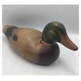 Wood Mallard Duck Decoy Measuring 15 ins.