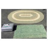 2 Braided Rugs & Uni-Luxe Rug Pad