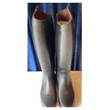 Aigle Ecuyer Pro Mens Black Rubber Riding Boots