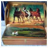Chris Cummings Run Time Tray & 1930s English Hunti