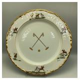 Palm Beach Polo x Boehm China Gilt Dinner Plate