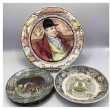 Royal Doulton The Hunting Man Plate, Adams Staffor