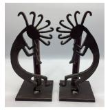 Vintage Southwest Kokopelli Metal Candle Holders 9