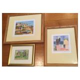 3 Framed Prints Including Barbara Ernst Prey