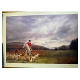 C. Fagan Signed Limited Edition Fox Hunt Print 3/5