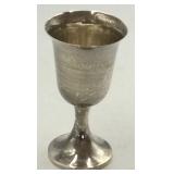 WEB Sterling Silver Chalice, 1973 UJF Campaign