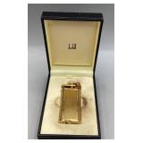Dunhill Unique Gas Lighter in Gold Finish Barley P
