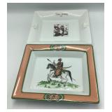 Michel Rostang Ashtray & Limoges Tray by Philippe
