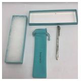 Tiffany & Co. Sterling Silver Ballpoint Pen with M