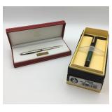 Cartier & Pelikan Fountain Pens in Original Boxes