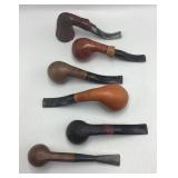 6 Smoking Pipes by Orenzo, Lorsan, Gbd, Jobey Ital