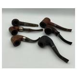 6 Tobacco Smoking Pipes with Peterson-Ireland & Ma