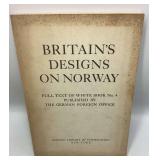 Britain's Designs on Norway, 1940 German White Boo