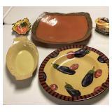 Droll Designs & Carafina Ceramic Set with Handmade