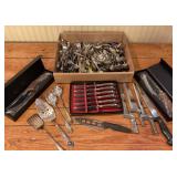 Hussk Knives, Granitestone Knife & Assorted Flatwa
