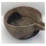 Vintage Wooden Vessel Cup & Spoon