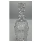 Tiffany & Co. Crystal Decanter with Faceted Stoppe