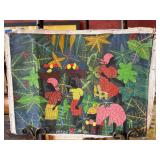 Herold St. Louis Folk Art Canvas, 16in x 12.5in