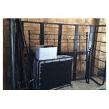 Lot of Bed Frames with Crate & Barrel Metal Bed