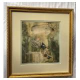 Framed Edmond Tarbell Print In the Orchard