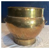 Brass Plant Pot with Dual Handles