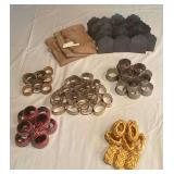 Napkin Rings & Galvanized Place Cards with Storage