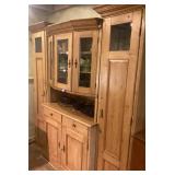 Primitive Country Cabinet with Skeleton Key Locks