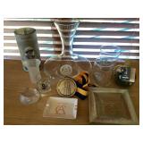 Lot with University of Pittsburgh Decanter & Richa