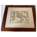 18th Century Map of Sicily, Sardinia and Corsica i