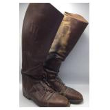 Brown Leather Riding Boots