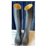 Aigle Coupe Saumur Black Rubber Riding Boots